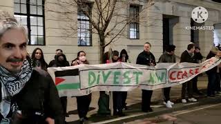 We wont give up until Palestine is free Another demonstration Judd Street Kings Cross 04032024 [upl. by Sufur]