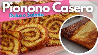 RECETA PIONONO CASERO NEUTRO  para relleno dulce o salado [upl. by Gresham]