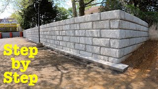 How to build a retaining wall [upl. by Arehs]