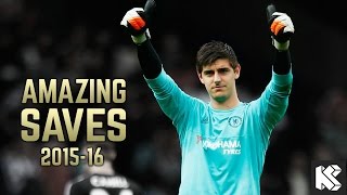 Thibaut Courtois ● Best Saves Skills  20152016 CHELSEA FC [upl. by Deehsar]