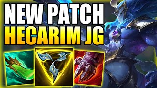 HOW TO CARRY WITH HECARIM AFTER THE BIG JUNGLE CHANGES  Best BuildRunes Guide League of Legends [upl. by Nrubyar299]