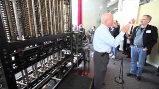 A demo of Charles Babbages Difference Engine [upl. by Ydroj799]