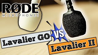 RODE LAVALIER 2 VS LAVALIER GO Vergleich  Deutsch [upl. by Aleemaj]