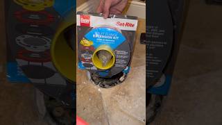 installing an Oatey SetRite flange extension kit plumber plumbing [upl. by Selrac]