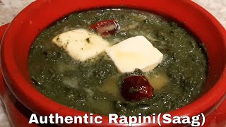 How to make Authentic Saag with Rapini Perfect for winter [upl. by Marsiella505]