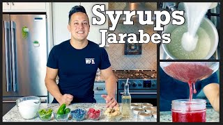 SYRUP  JARABES PARA COCKTAILS  TUTORIAL BARTENDER  SIMPLE SYRUP [upl. by Jacey601]