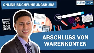 Abschluss von Warenkonten  Buchhaltung Ausbildung Schweiz [upl. by Rimola130]