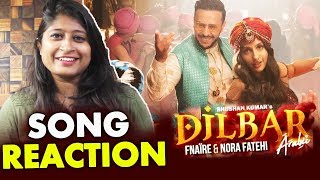 Dilbar Arabic Version SONG REACTION  Fnaire Feat Nora Fatehi [upl. by Schuyler809]