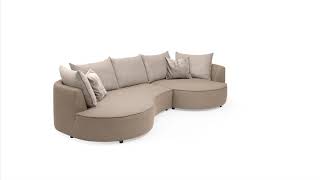 Ecksofa HINA 360°  Trendstore [upl. by Kylie386]