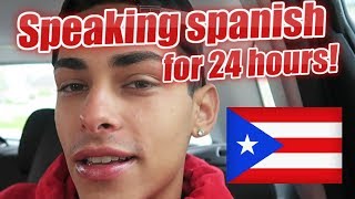 I Spoke Spanish For 24 hours they didnt understand [upl. by Ynetruoc847]