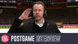 Postgame interviews Skellefteå AIK  Vítkovice Ridera [upl. by Pellikka]