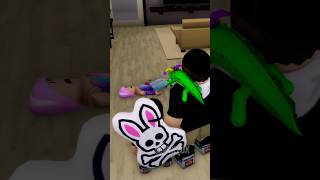 Her BROTHER STOLE THE GIFT that they were supposed to SHARE in Roblox 🎁😲 roblox brookhaven [upl. by Rooney]