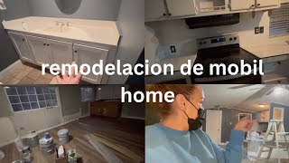 EMPEZAMOS UNA REMODELACION DE UNA MOBIL HOME VERAN EL ANTES Y DESPUES [upl. by Lennaj]