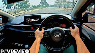 POV REVIEW  DAIHATSU NEW AYLA R ADS 12 CVT 2023  MENDING INI ATAU AGYA 🤔  Car Tour amp Test Drive [upl. by Langdon686]