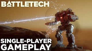 BattleTech — NEW GAMEPLAY amp SinglePlayer Campaign Impressions No Spoilers [upl. by Ayra]