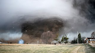 Intense Close Range Intercept of Violent EF4 Tornado  Iowa High Risk Tornado Outbreak  33123 [upl. by Nove]