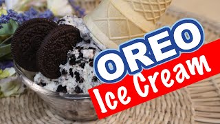 Oreo Ice Cream  3 ingredients  Easy and Delicious  dessert icecream [upl. by Ahsiekan]