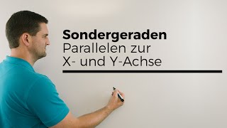 Parallele Gerade zeichnen 2 Aufgabe mit drei Punkten mit Lösung  LehrerBros [upl. by Annissa]