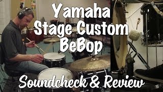 Yamaha Stage Custom Birch Bebop Drumset Review and Soundcheck [upl. by Ycart]