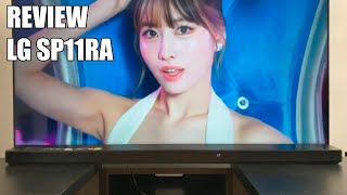 Review LG SP11RA  Nueva Barra de Sonido Dolby Atmos  DTSX 2021 [upl. by Blossom]