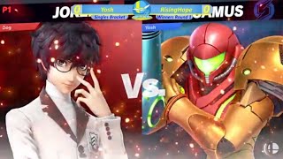 Murder Beach Smashes Back Part 2 Ult Singles RisingHope Joker vs Yosh Samus WR2 [upl. by Hartzke]