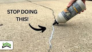 Don’t Make These Errors Sealing Small Concrete Cracks Correctly [upl. by Ihcekn]