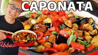 CAPONATA SICILIANA ricetta caponata di melanzane alla Siciliana [upl. by Ameline812]