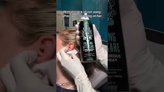 Avoid piercing bumps with Base Laboratories Piercing Aftercare Spray for a safer healing process [upl. by Pavla368]