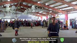 Fall Crown 2023 Bout 58A TryggR v Seto [upl. by Jaworski]