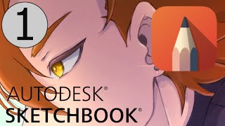 Autodesk Sketchbook For Beginners Tutorial Part 1SketchingThe Predictive Stroke Tool [upl. by Eirehc318]