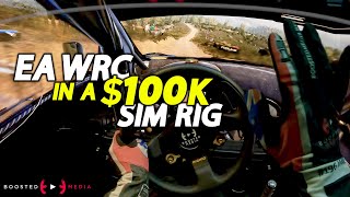 EA SPORTS WRC in a 100K INSANE Motion Sim Rig [upl. by Methuselah141]