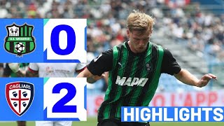 Sassuolo vs Cagliari 02 Gli Highlights Lega Serie A TIM 20232024 [upl. by Lilias]