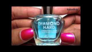 Review amp Demo Kiss Maximum Nail Strengthener [upl. by Enehs786]