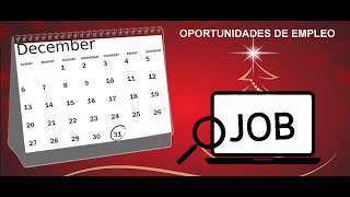 6 Ofertas de Empleo en EE UU para Diciembre [upl. by Nixie945]