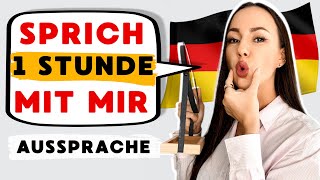 🗣️Sprich mit mir 1 Stunde Deutsch lernen verbessere deine Aussprache und deinen Wortschatz [upl. by Bell]