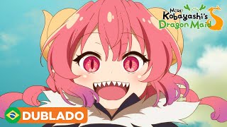 Tohru vs Ilulu  Miss Kobayashis Dragon Maid S Dublado [upl. by Arriek541]