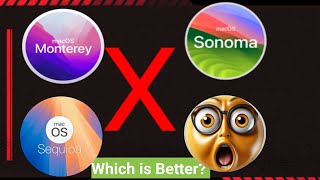 macOS monterey vs macOS sonoma vs macOS Sequoia [upl. by Ailev130]