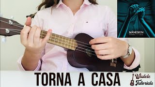 Måneskin  Torna a casa EASY Ukulele Tutorial [upl. by Mavis]