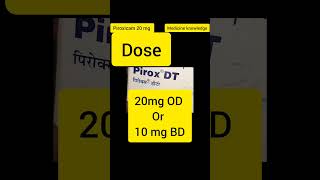 piroxicam dispersible tablets in hindi [upl. by Gagliano]