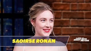 Saoirse Ronan Forced Meryl Streep to Hug Her [upl. by Braasch]