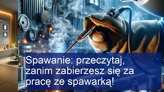 Spawanie przeczytaj zanim zabierzesz się za pracę ze spawarką [upl. by Anirol]