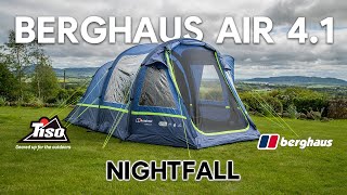 BERGHAUS AIR 41 NIGHTFALL  BEST INFLATABLE TENT FOR 2022 Tiso UK [upl. by Nikola]