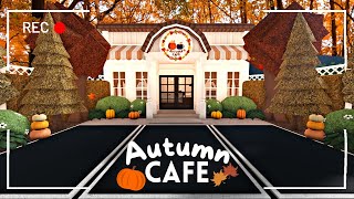 🧡 cute autumn cafe  bloxburg build amp tour  itapixca builds [upl. by Greenland945]