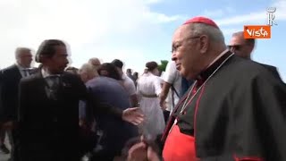 Il Presidente della Repubblica Mattarella visita la statua del Cristo Redentore a Rio de Janeiro [upl. by Nirb]