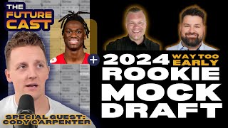 2024 Dynasty Rookie Mock Draft Two Rounds of Fantasy Football Future Stars [upl. by Haraz370]