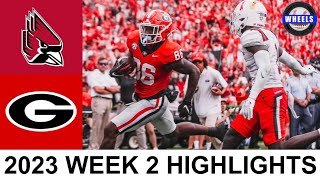 1 Georgia vs Ball State Highlights  College Football Week 2  2023 College Football Highlights [upl. by Burck]