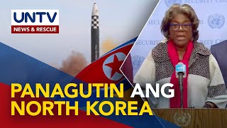 US nanawagan sa United Nations Security Council na papanagutin ang North Korea sa missile tests [upl. by Anaira]