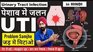 यूरिन इंफेक्शन  Urinary Tract Infection  Cause to Cure  UTI Explained in Hindi  DrEducation [upl. by Sou]