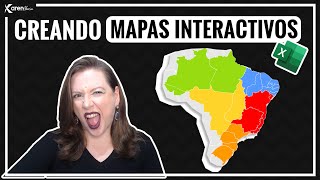 Creando mapas interactivos en Excel  Paso a Paso [upl. by Ayatahs]