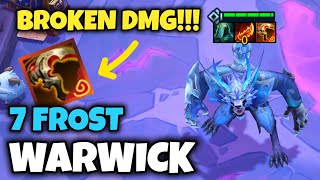 Corrupt Vampiric Scepter Warwick is BROKEN 6 Frost Comp  TFT Set 12 [upl. by Peppi]